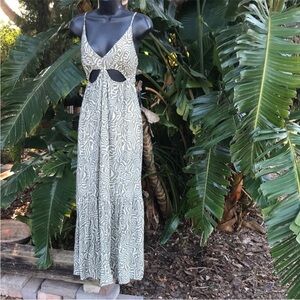 Abercrombie and Fitch cut out maxi dress